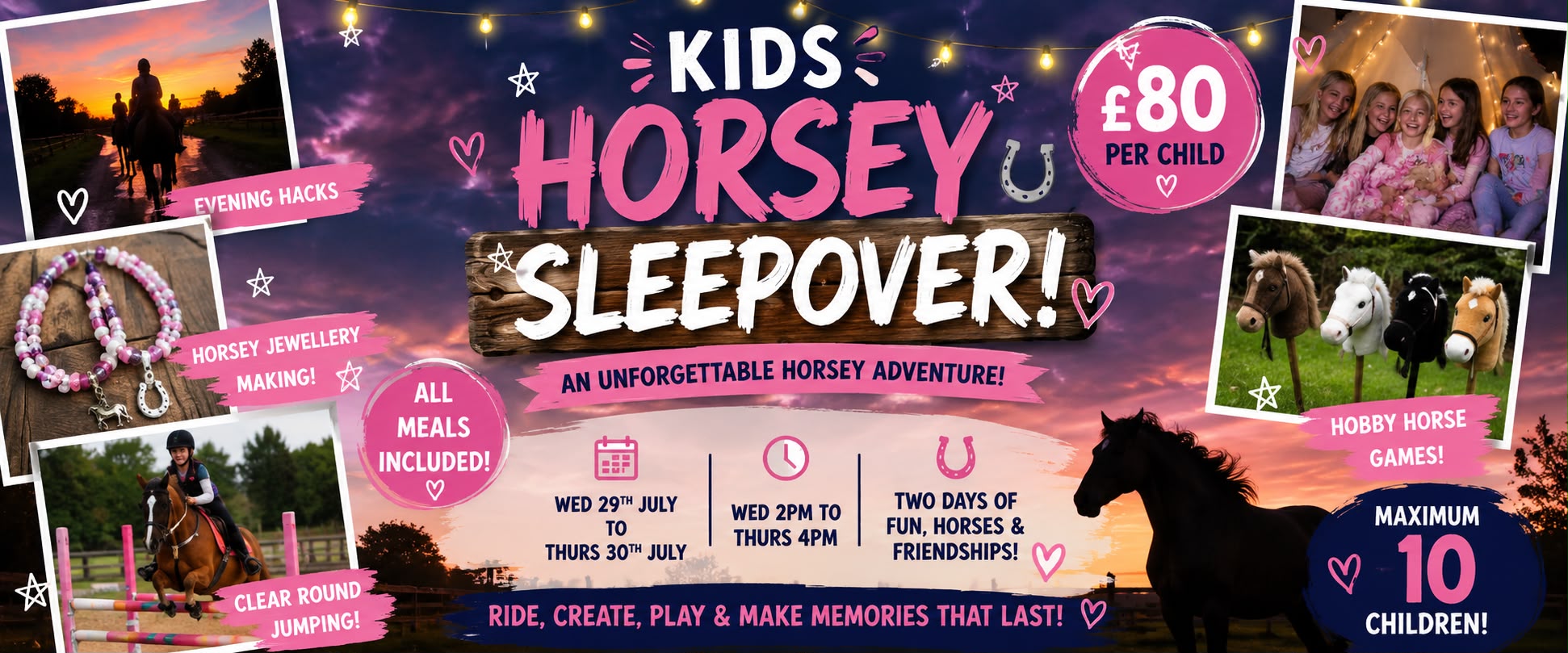 Kids Horsey Sleepover
