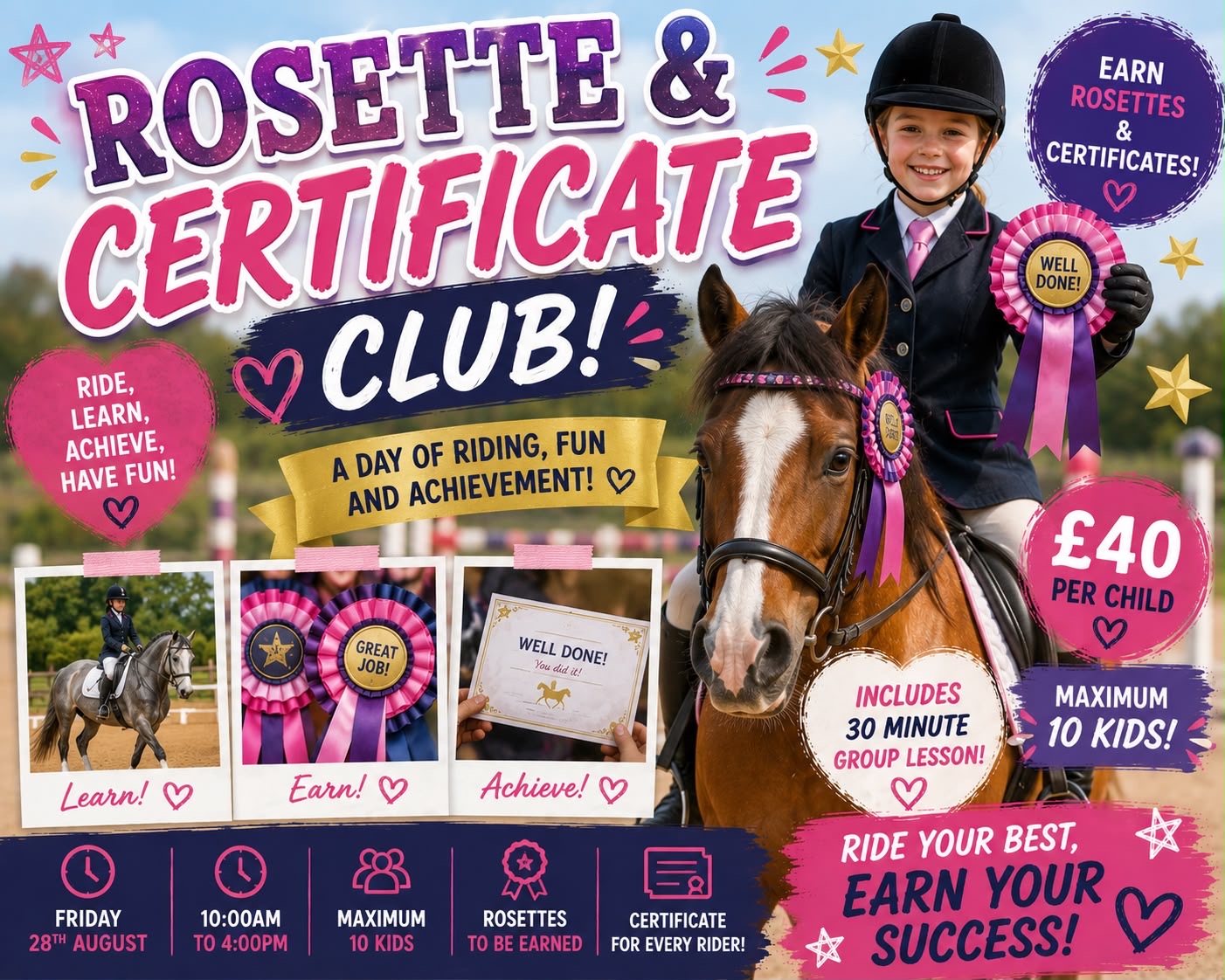Rosette & Certificate Club